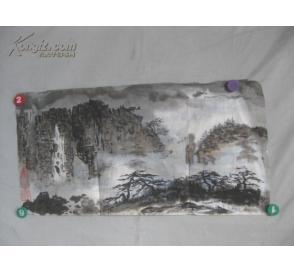 李颖珍 作 山水 国画一幅 尺寸68*34厘米 B082205_拍卖_出价_交易_名人字画网上拍卖信息_孔夫子拍卖网
