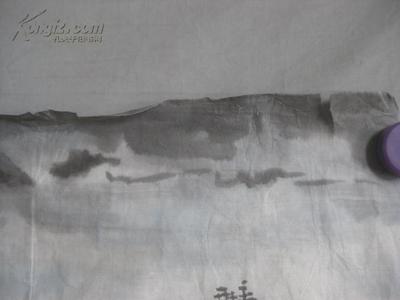 李颖珍 作 山水 国画一幅 尺寸68*34厘米 B082205